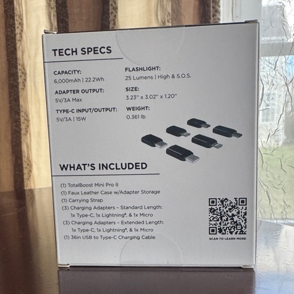 🔋 Limitless TotalBoost™ Mini Pro II Portable Power Bank – NEW in Sealed Box - Picture 3 of 4